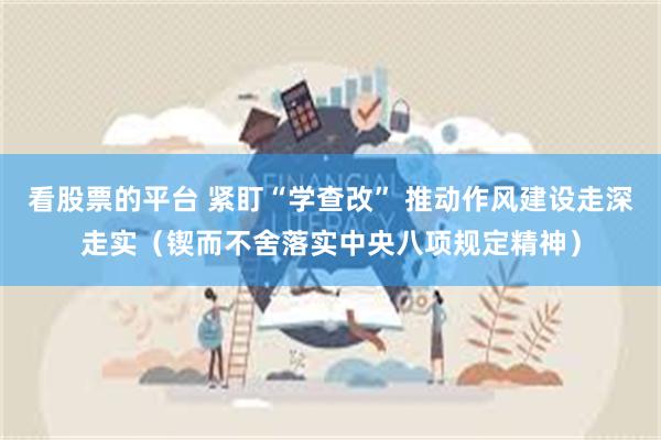 看股票的平台 紧盯“学查改” 推动作风建设走深走实(锲而不舍落实中央八项规定精神)