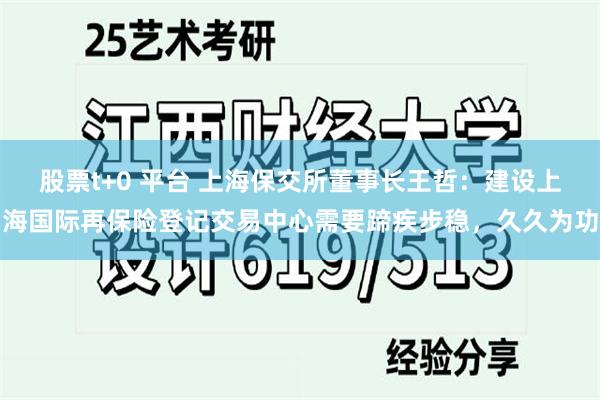 股票t+0 平台 上海保交所董事长王哲:建设上海国际再保险登记交易中心需要蹄疾步稳,久久为功